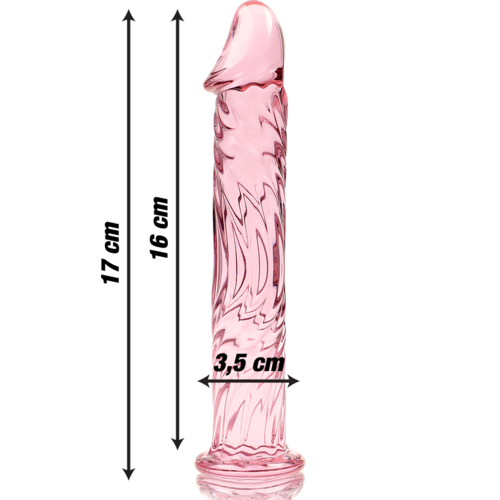 NEBULA SERIES BY IBIZA - MODELO 12 DILDO CRISTAL TRANSPARENTE 17 CM -O- 3.5 CM