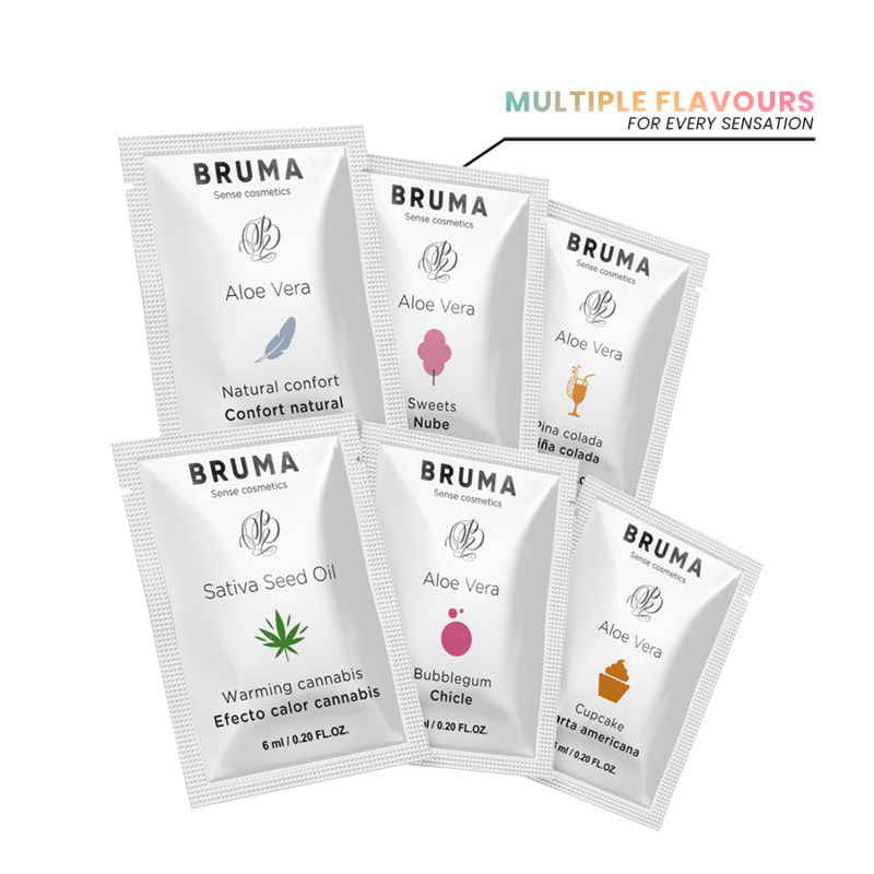 BRUMA - 6 ML GEL DESLIZANTE CON ALOE VERA SABOR A TARTA AMERICANA