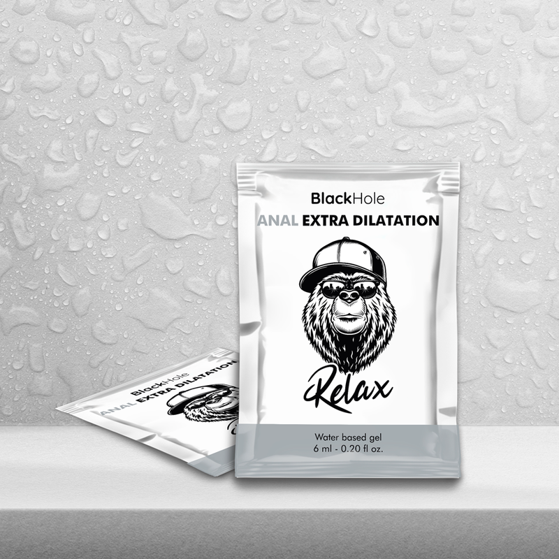 BLACK HOLE - GEL BASE AGUA DILATACIÓN ANAL 6 ML MONODOSIS