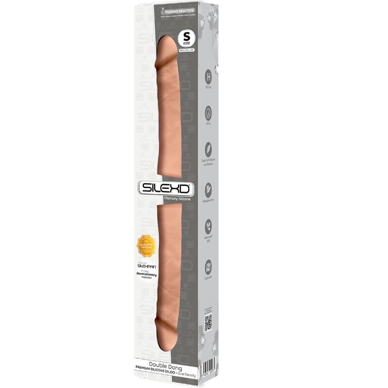 SILEXD - PENE REALÍSTICO DOBLE SILICONA PREMIUM SILEXPAN 38.5 CM