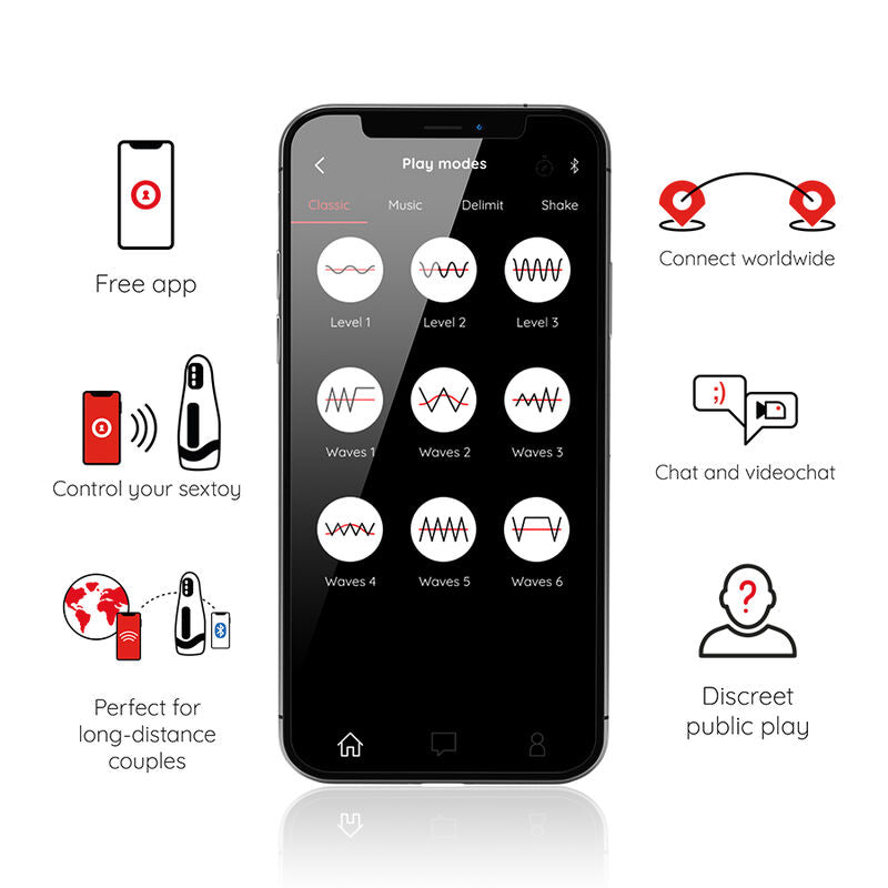 ONINDER - SEOUL MASTURBADOR MASCULINO DE COMPRESION Y VIBRACIÓN - APP GRATUITA