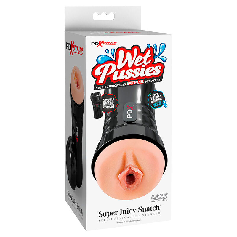 PDX EXTREME - WET PUSSIES MASTURBADOR VAGINA AUTOLUBRICANTE NATURAL