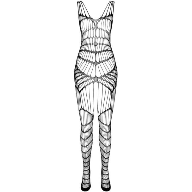 PASSION - BS 102 BODYSTOCKING NEGRO TALLA ÚNICA