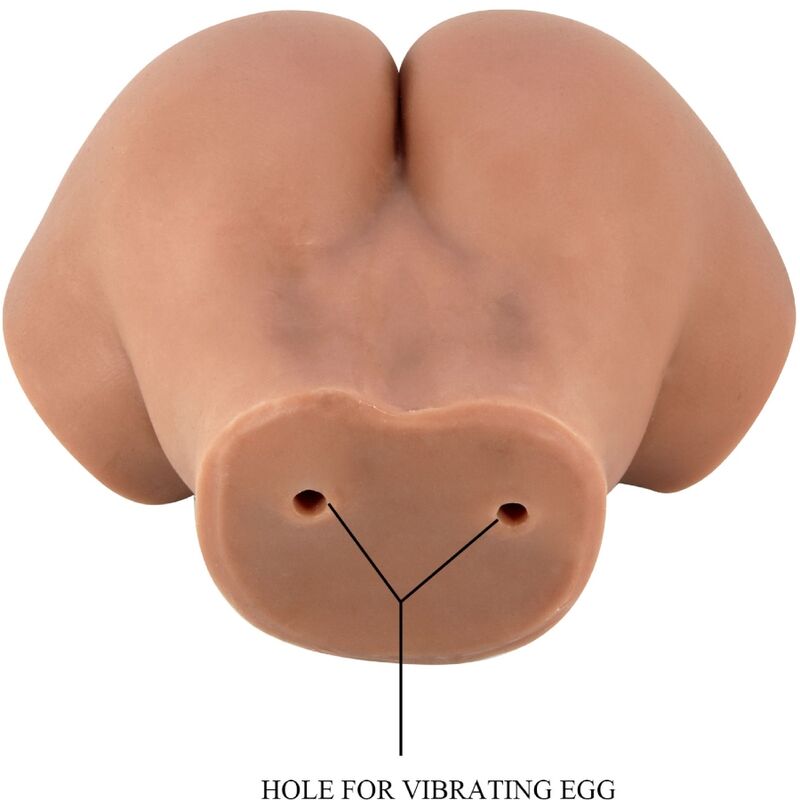 CRAZY BULL - HAILEY TRASERO VIBRADOR CON VAGINA Y ANO REALÍSTICO CONTROL REMOTO