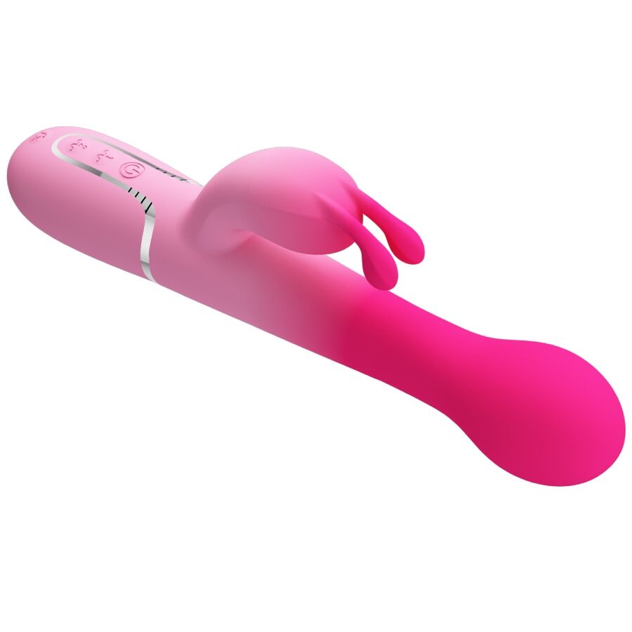 PRETTY LOVE - DEJON VIBRADOR RABBIT 3 EN 1 MULTIFUNCIÓN ROSA