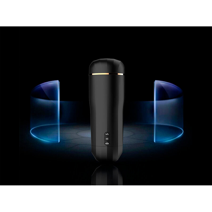 SHEQU - SNOW MASTURBADOR VAGINA CON VIBRACIÓN Y SUCCIONADOR