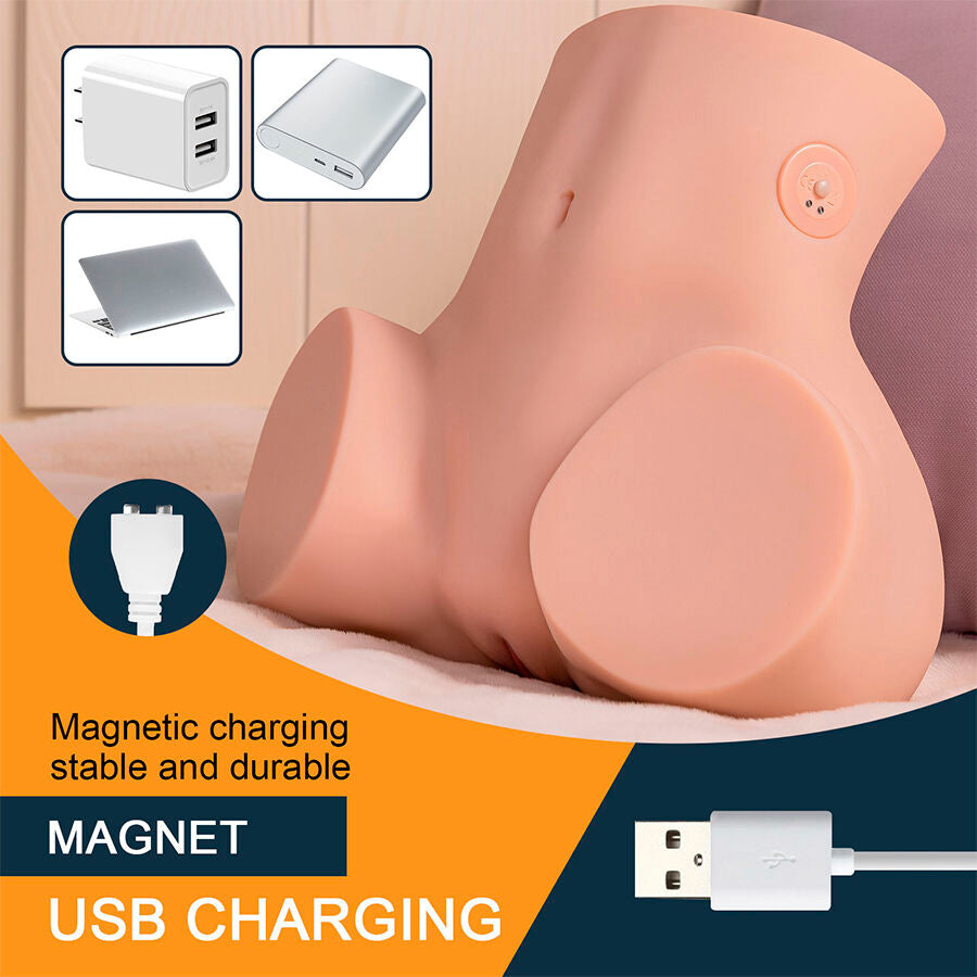 XISE - SYDNI MASTURBADOR VAGINA REALÍSTICO MULTIPOSICIÓN CON THRUSTING