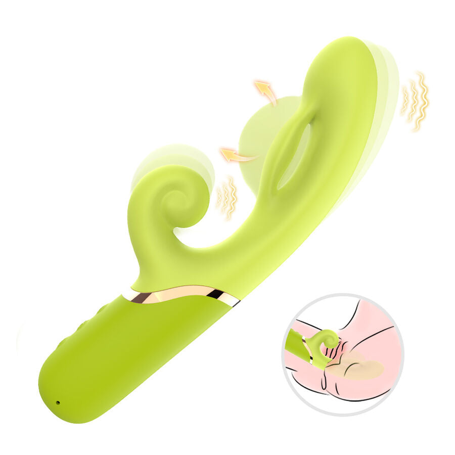 ARMONY - VIBRADOR ESTIMULADOR PUNTO A INFLABLE VERDE