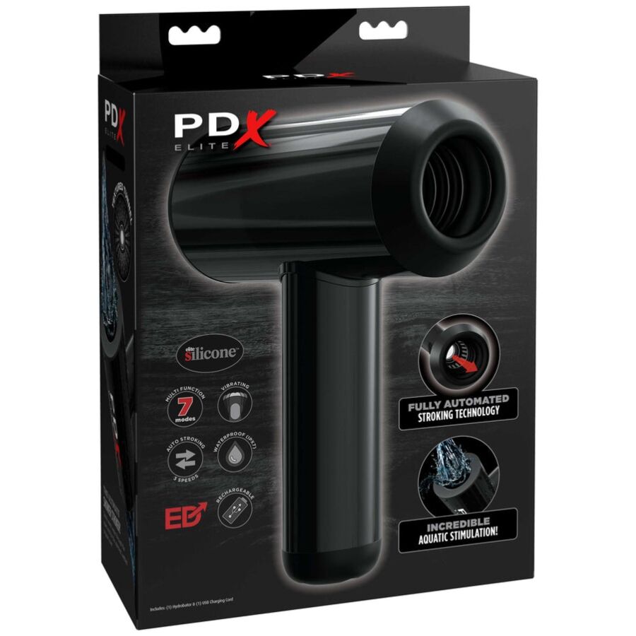 PDX ELITE - MASTURBADOR AUTOMÁTICO DOBLE ACUÁTICO