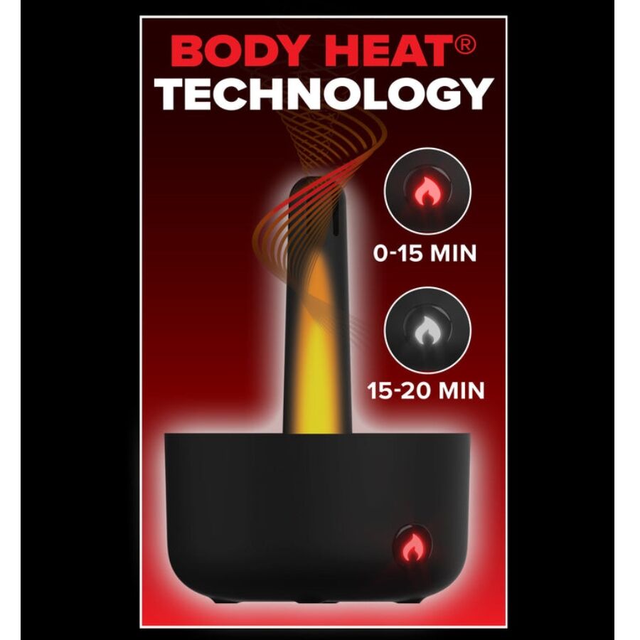 PDX ELITE - MILK ME HOTTER MASTURBADOR AUTOMÁTICO CON THRUSTING Y VIBRACIÓN EFECTO CALOR