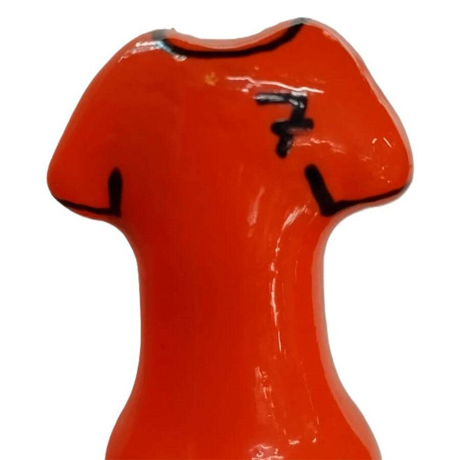 CONDOMERIE - PRESERVATIVO DECORATIVO PINTADO A MANO CAMISA NARANJA