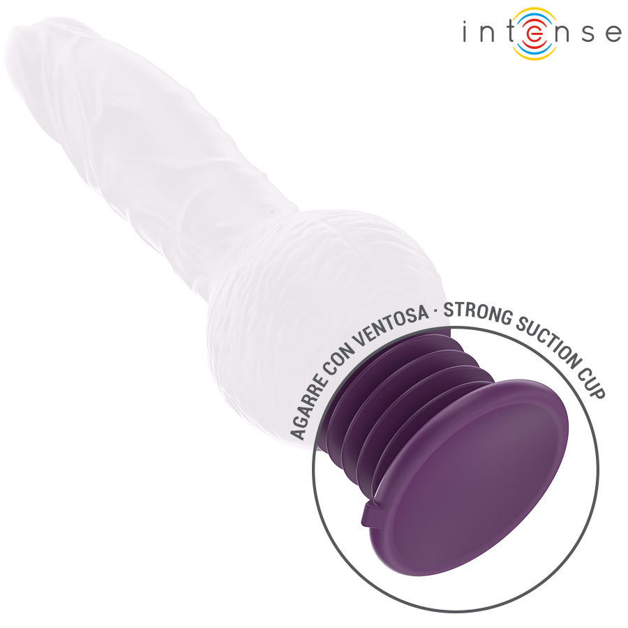 INTENSE - TATUM VIBRADOR MULTIFUNCIÓN CON VIBRACIÓN UP AND DOWN 24 CM MORADO