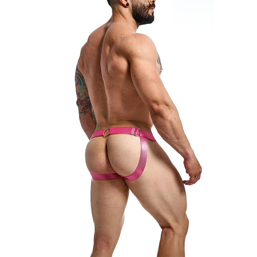 MOB - DNGEON JOCKSTRAP A PRESIÓN ROSA TALLA ÚNICA
