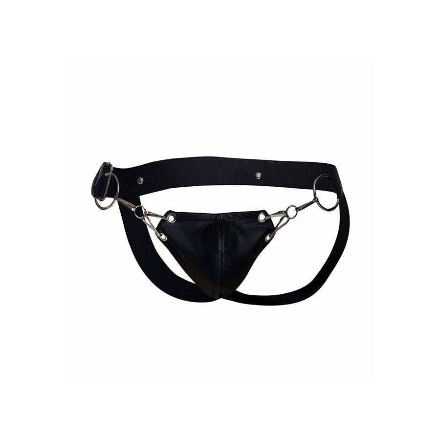 MOB - DNGEON JOCKSTRAP NEGRO A PRESIÓN TALLA ÚNICA