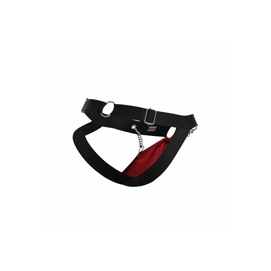 MOB - DNGEON JOCKSTRAP ROJO CON CADENAS TALLA ÚNICA