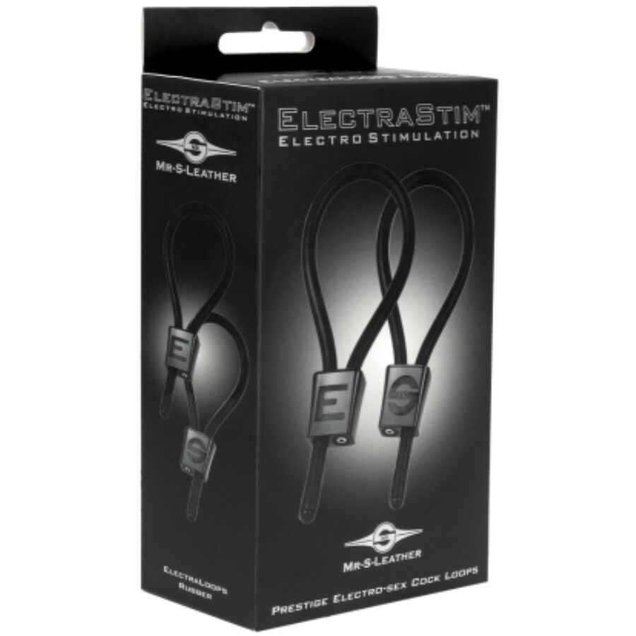 ELECTRASTIM - PRESTIGE ELECTRA LOOPS ANILLOS DE PENE AJUSTABLES NEGRO