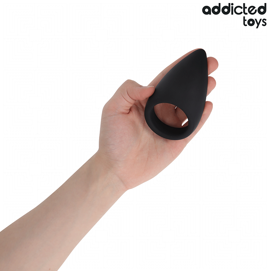 ADDICTED TOYS - ANILLO CON FORMA DE LÁGRIMA PARA EL PENE