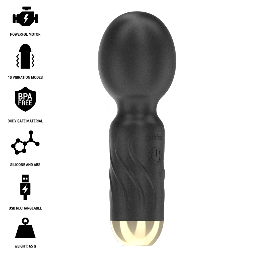 IBIZA - VIBRADOR MASAJEADOR WAND DE BOLSILLO