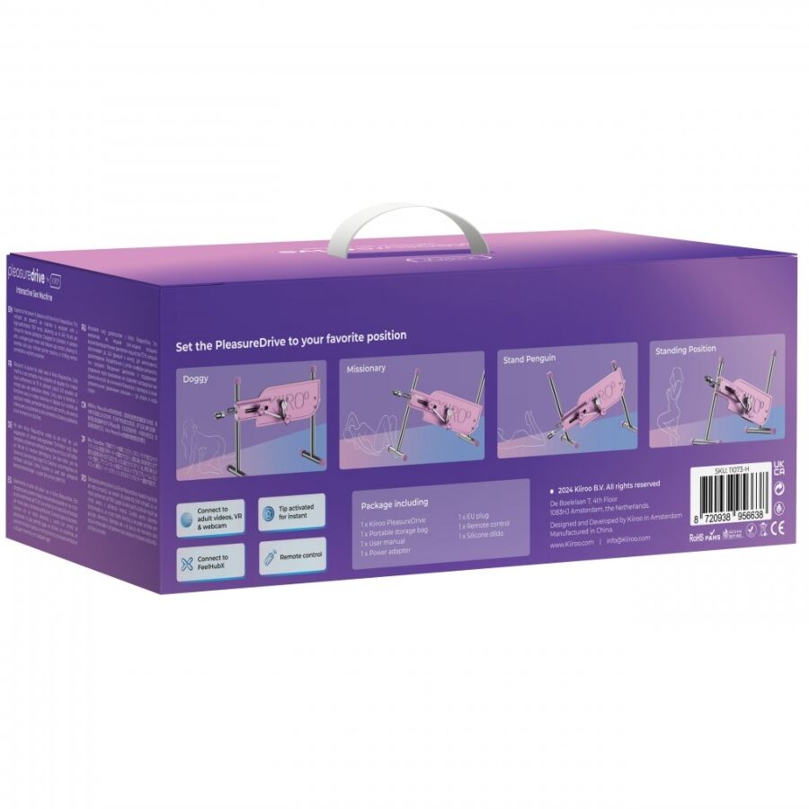 KIIROO - PLEASURE DRIVE MÁQUINA SEXUAL INTERACTIVA