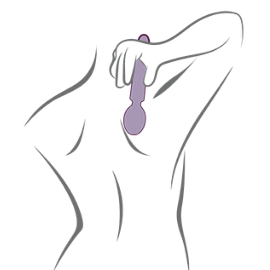 ROCKS- OFF - ORIEL VIBRADOR WAND FLEXIBLE FUCSIA