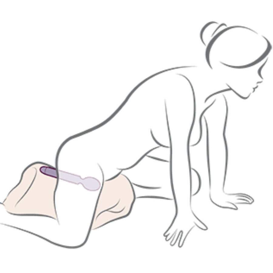 ROCKS- OFF - ORIEL VIBRADOR WAND FLEXIBLE FUCSIA