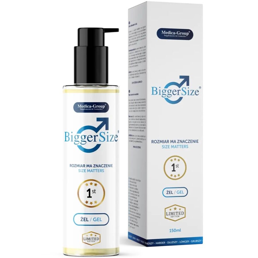 MEDICA GROUP - BIGGER SIZE GEL ÍNTIMO PARA HOMBRE 150 ML
