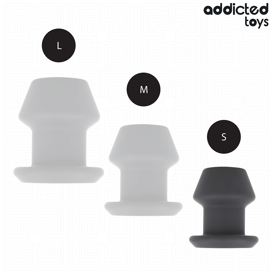 ADDICTED TOYS - PLUG ANAL HUECO EXTREM SILICONA TALLA S 7,5 CM