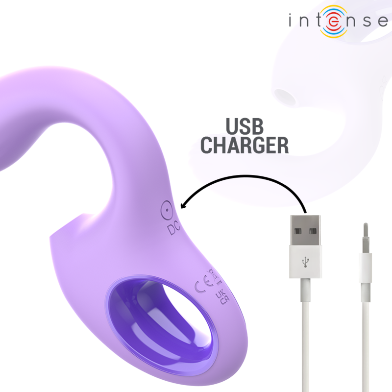 INTENSE - BAXTER VIBRADOR & ESTIMULADOR VIOLETA