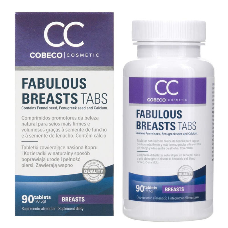 COBECO - CC FABULOUS BREASTS AUMENTADOR DE SENOS 90 CÁPSULAS - ES