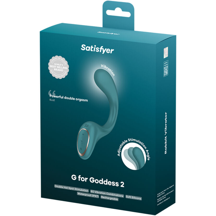 SATISFYER - G FOR FODDES 2 VIBRADOR RABBIT VERDE