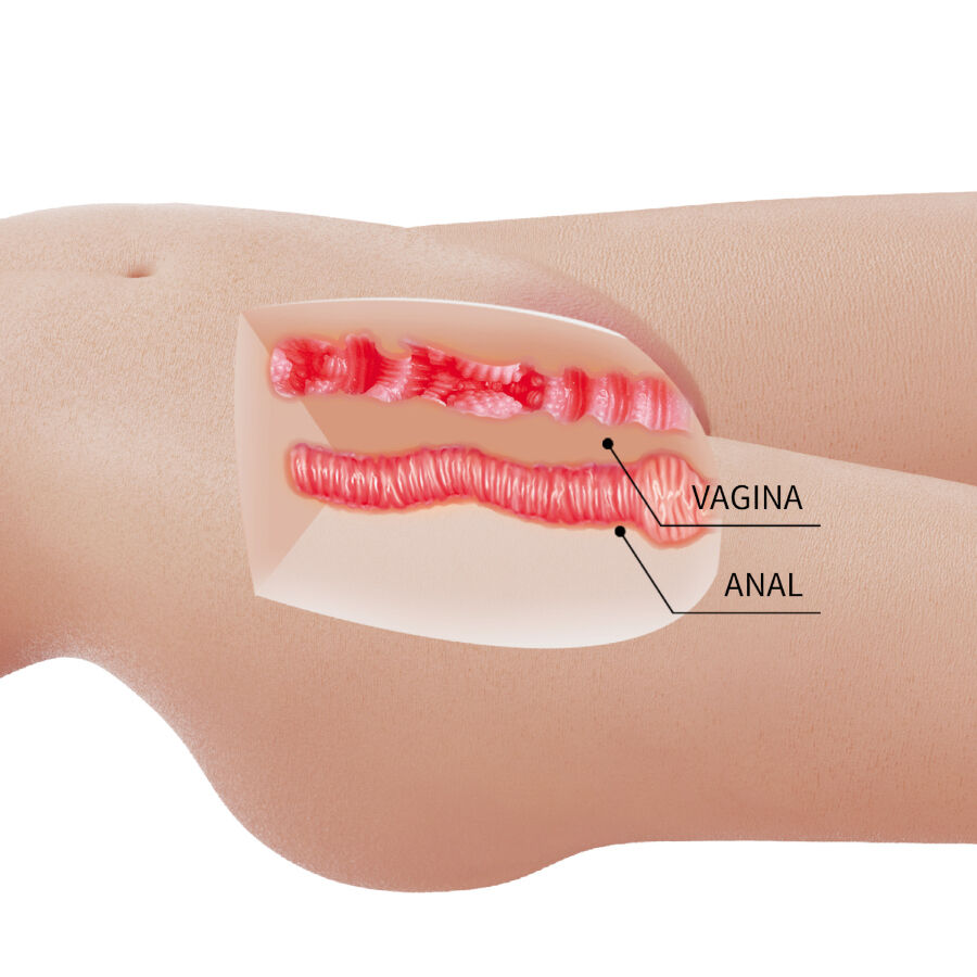 CRAZY BULL - MIA TORSO FEMENINO REALISTA VAGINA Y ANAL 8.5 KG