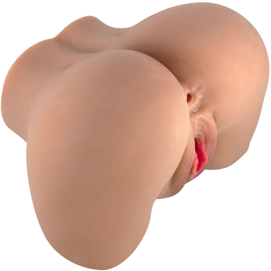 CRAZY BULL - MILA TRASERO VIBRADOR CON VAGINA Y ANO REALÍSTICO CONTROL REMOTO
