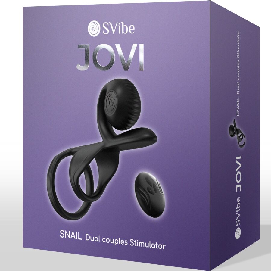 SNAIL VIBE - JOVI ANILLO DE PAREJA CONTROL REMOTO NEGRO