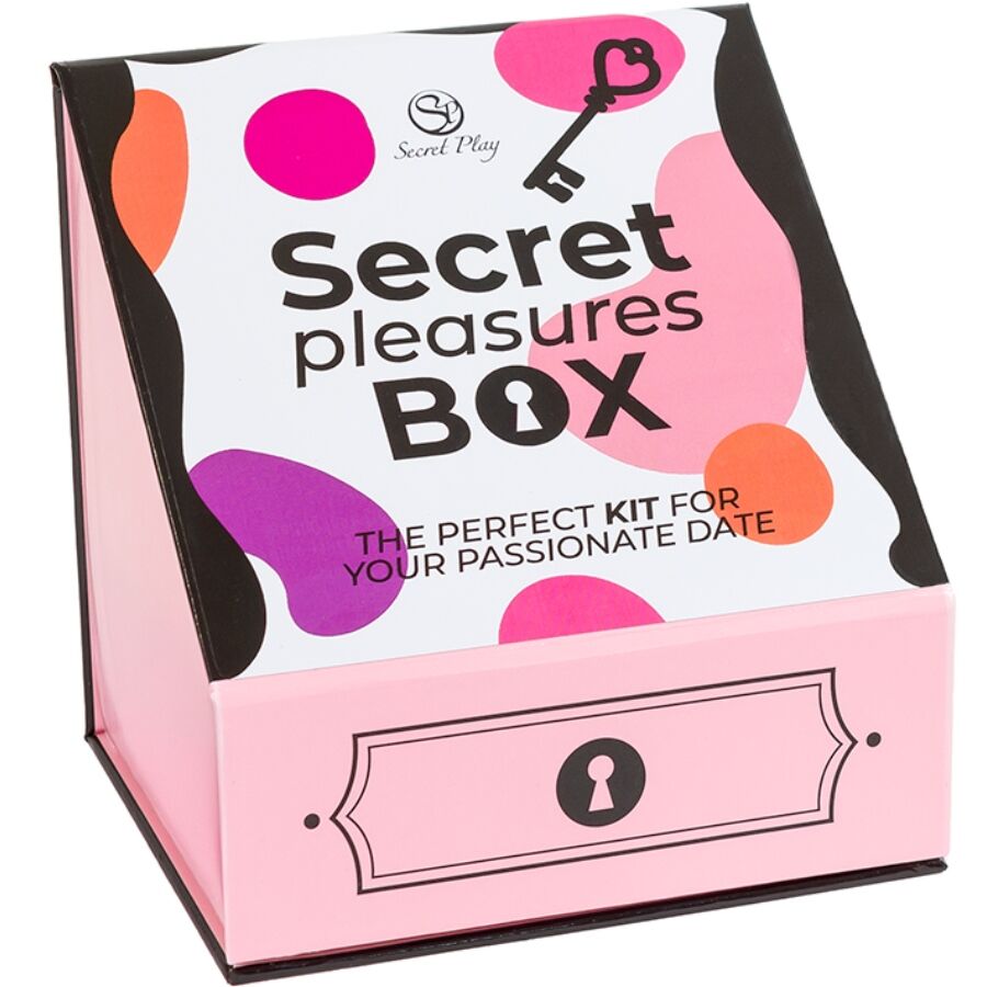 SECRETPLAY - CAJA DE PLACERES PARA PAREJAS DADOS + BALA VIBRADORA + PLUMERO