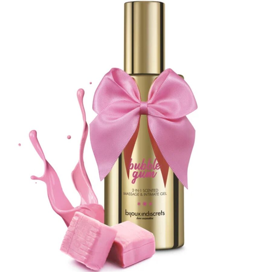 BIJOUX - BUBBLE GUM GEL 2 EN 1 SILICONA CHICLE DE FRESA 100 ML