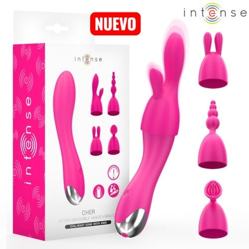 INTENSE - CHER VIBRADOR 20 PATRONES CON CABEZALES INTERCAMBIABLES
