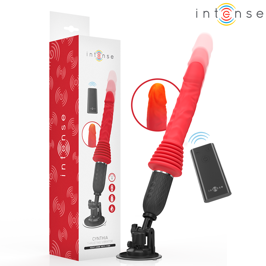 INTENSE - CYNTHIA VIBRADOR THRUSTING CONTROL REMOTO CON CALOR
