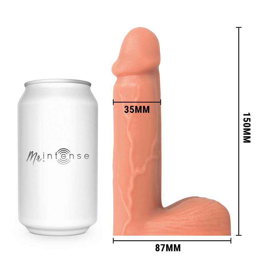 MR INTENSE - FLOPPY PACKER PENE REALÍSTICO CON TESTÍCULOS FLÁCIDO TALLA M