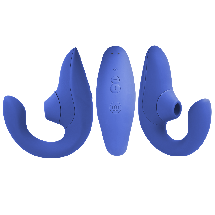 WOMANIZER - BLEND ESTIMULADOR VIBRADOR RABBIT AZUL