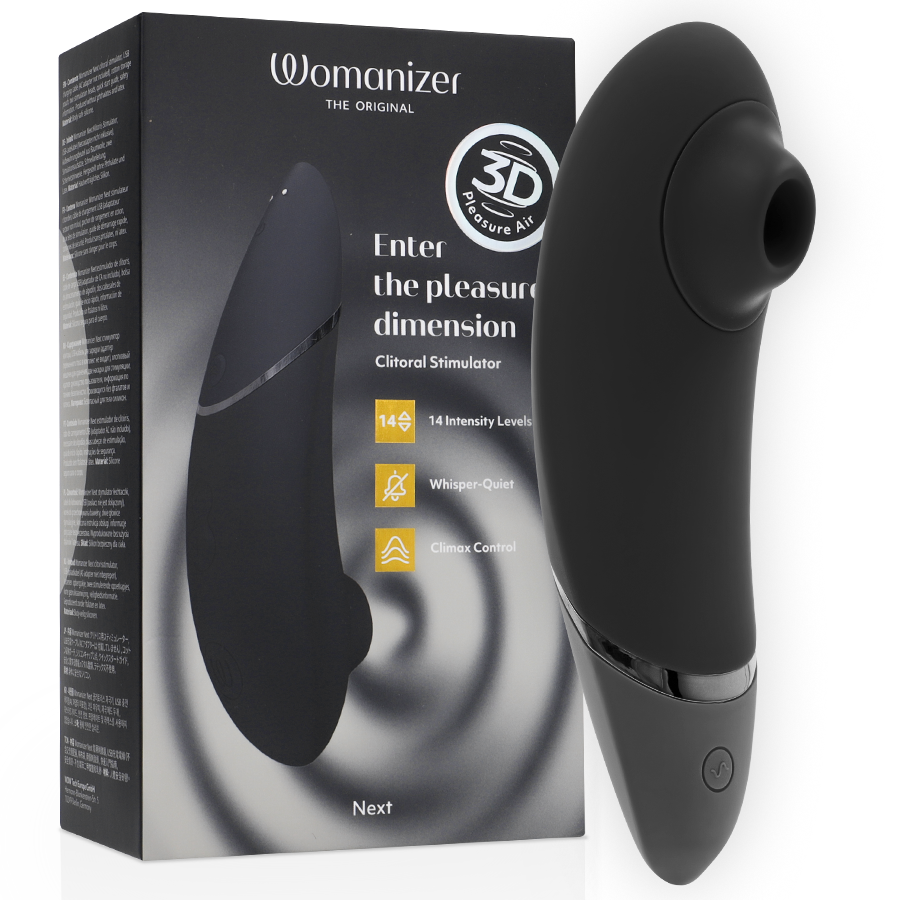 WOMANIZER - NEXT ESTIMULADOR DE CLITORÍS NEGRO