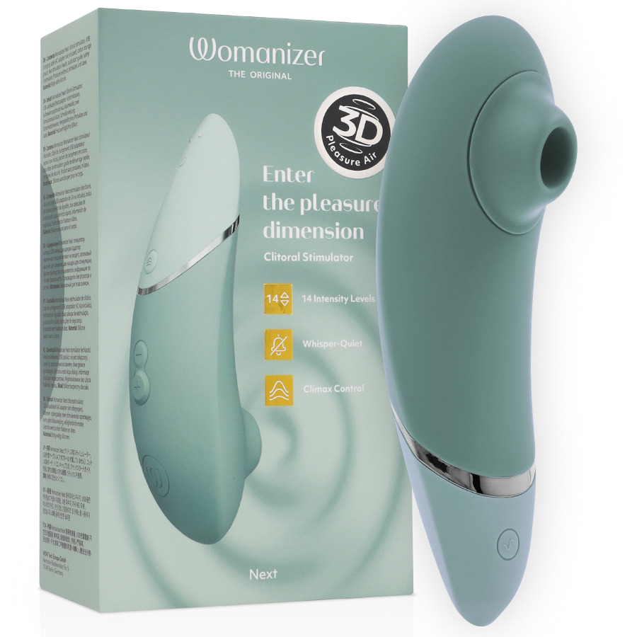 WOMANIZER - NEXT ESTIMULADOR DE CLITORÍS VERDE CLARO