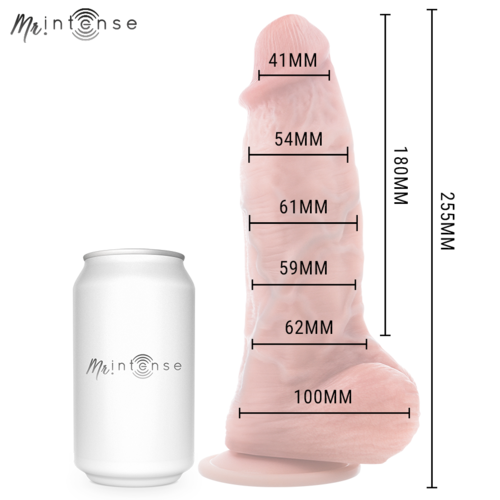 MR INTENSE - SPENCER BIG PENE ULTRARREALÍSTICO CON TESTÍCULOS 25,5 CM