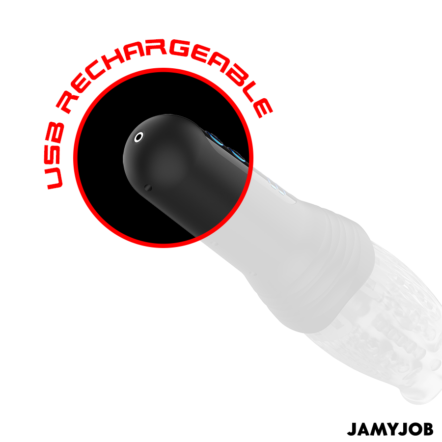 JAMYJOB - SPINJOB 2.0 MASTURBADOR CON THRUSTING Y ROTACIÓN