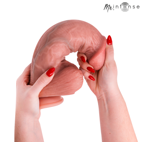 MR INTENSE - SPENCER EXTRABIG PENE ULTRARREALÍSTICO CON TESTÍCULOS 28 CM