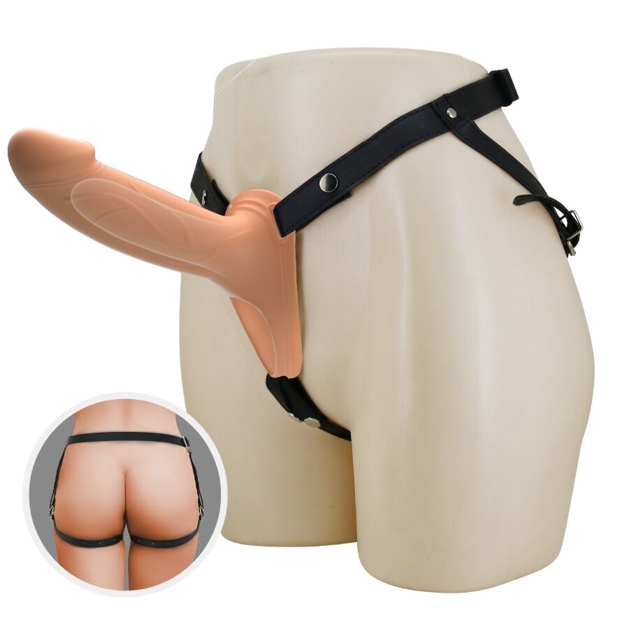 PRETTY LOVE - LANDON STRAP-ON CON VIBRACIÓN CLARO