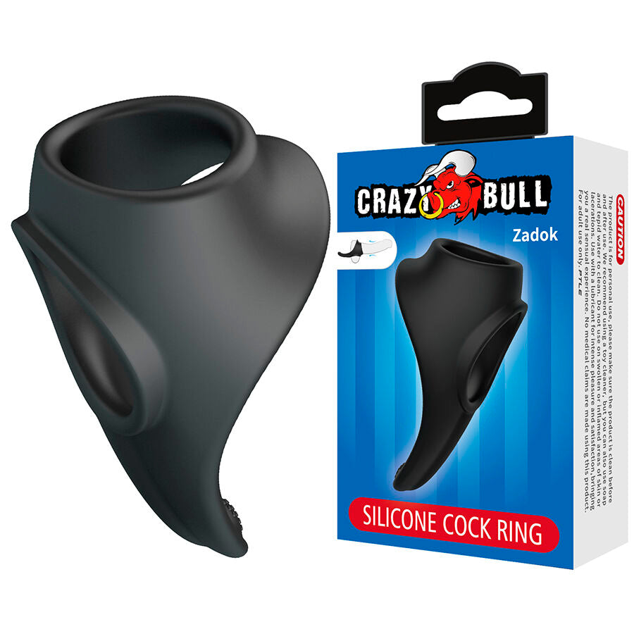 CRAZY BULL - ZADOK ANILLO ERGONÓMICO CON ESTIMULADOR DE PERINÉ