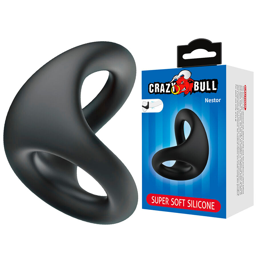 CRAZY BULL - NESTOR ANILLO ERGONÓMICO PARA PENE Y TESTÍCULOS