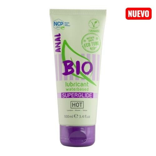 HOT - BIO LUBRICANT LUBRICANTE BIO BASE AGUA SUPERGLIDE ANAL 100 ML