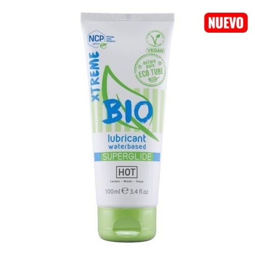 HOT - BIO LUBRICANT LUBRICANTE BIO BASE AGUA SUPERGLIDE XTREME 100 ML