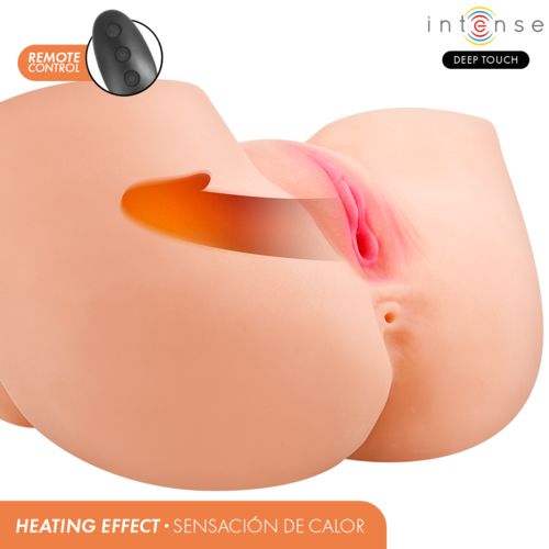 INTENSE DEEP TOUCH - GINGER MASTURBADOR SUCCIONADOR REALÍSTICO VAGINA CON EFECTO CALOR